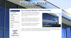 Desktop Screenshot of diytint.com.au